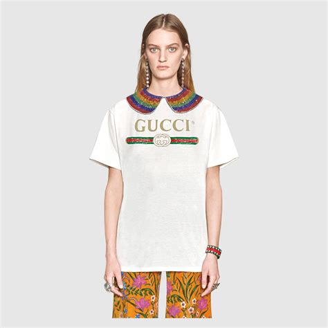 gucci top dames|farfetch gucci shirts.